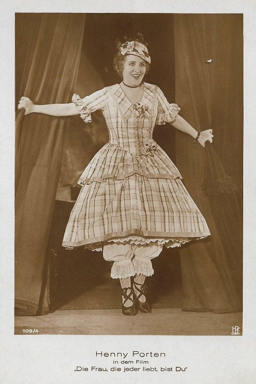 Movie poster for Die Frau, die jeder liebt, bist du! (1929)