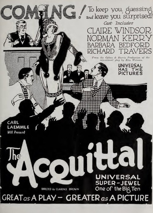 Movie poster for The Acquittal (1923)