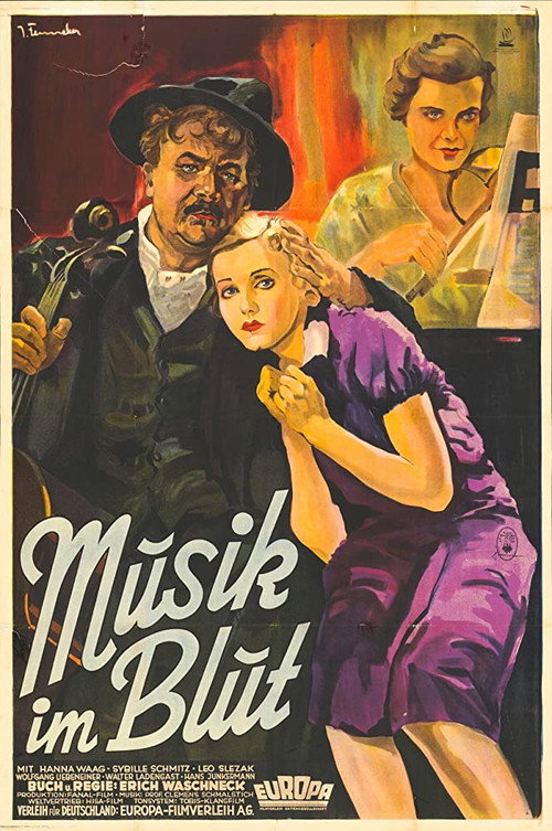 Movie poster for Music in the Blood (1934)