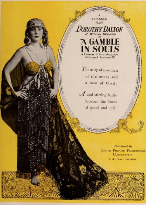 Movie poster for A Gamble in Souls (1916)