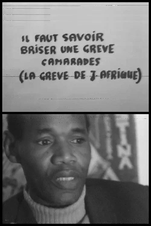 Movie poster for Grève à Jeune Afrique (1972)