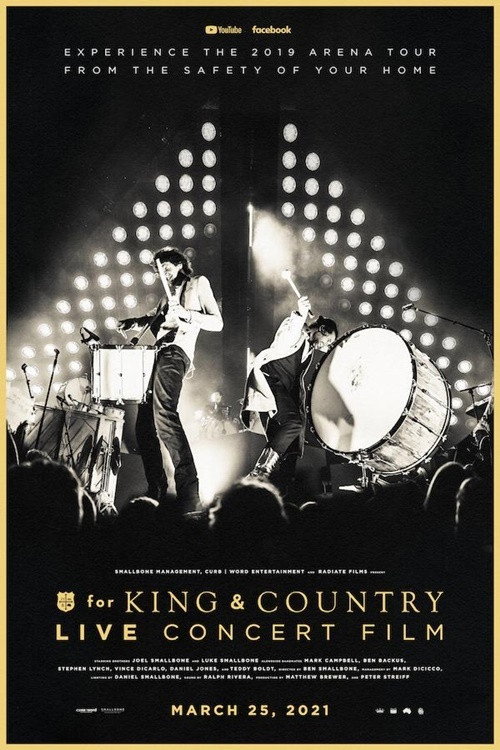 Movie poster for The For King & Country Live Concert Film (2021)