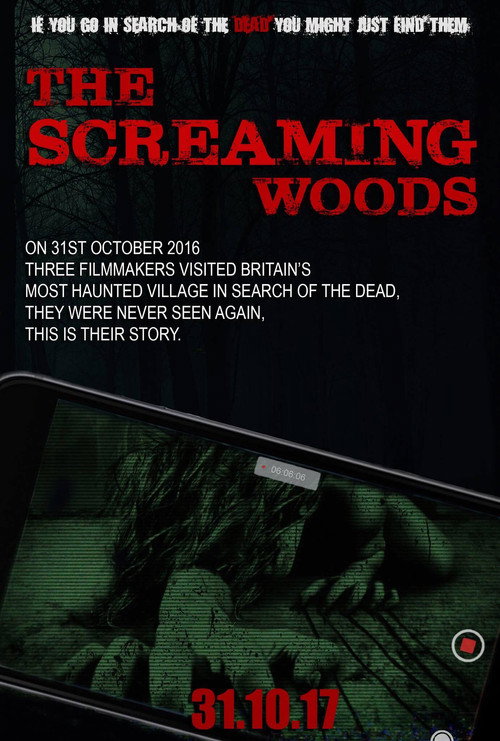 Movie poster for The Screaming Woods