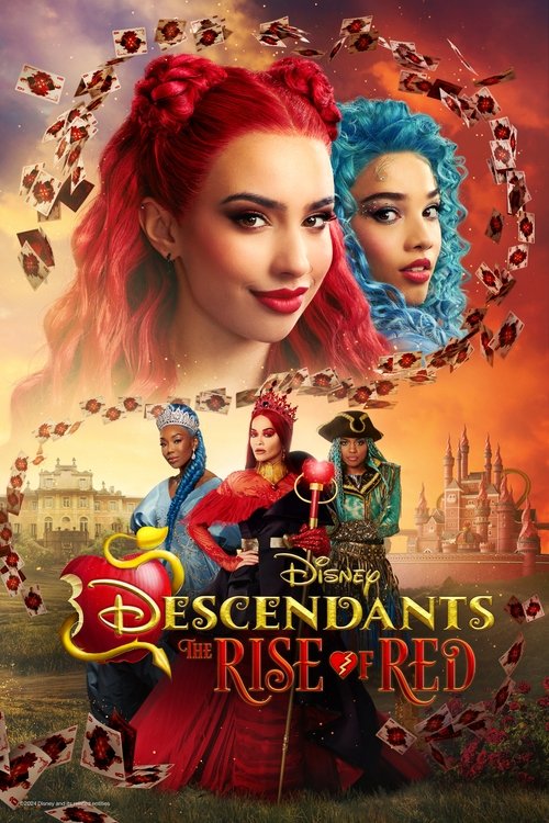Movie poster for Descendants: The Rise of Red (2024)