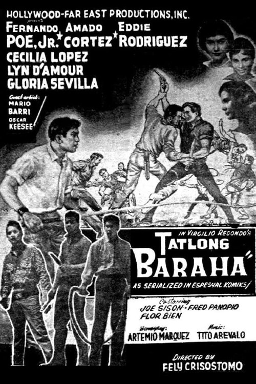 Movie poster for Tatlong Baraha (1961)