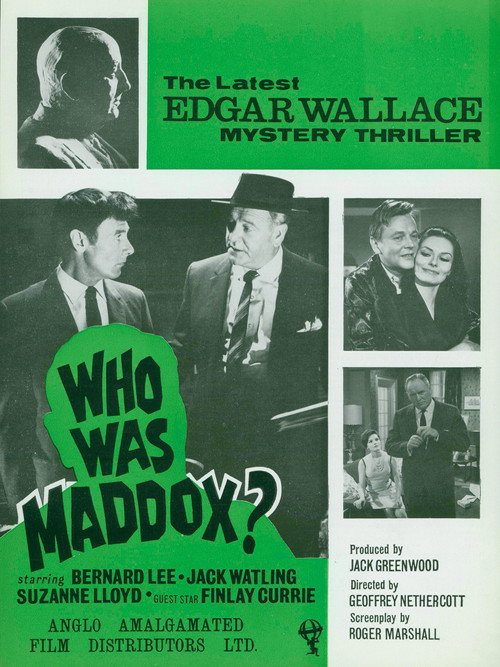 Movie poster for Who Was Maddox? (1964)