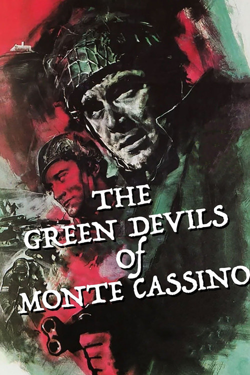 Movie poster for The Green Devils of Monte Cassino (1958)