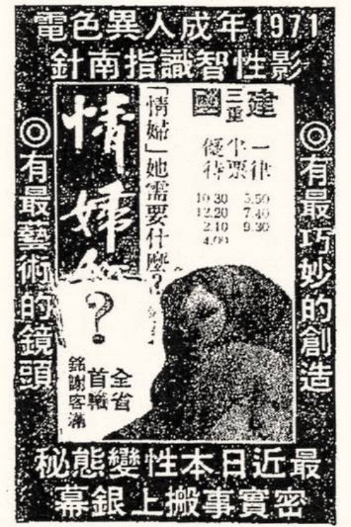 Movie poster for Mistress (1971)