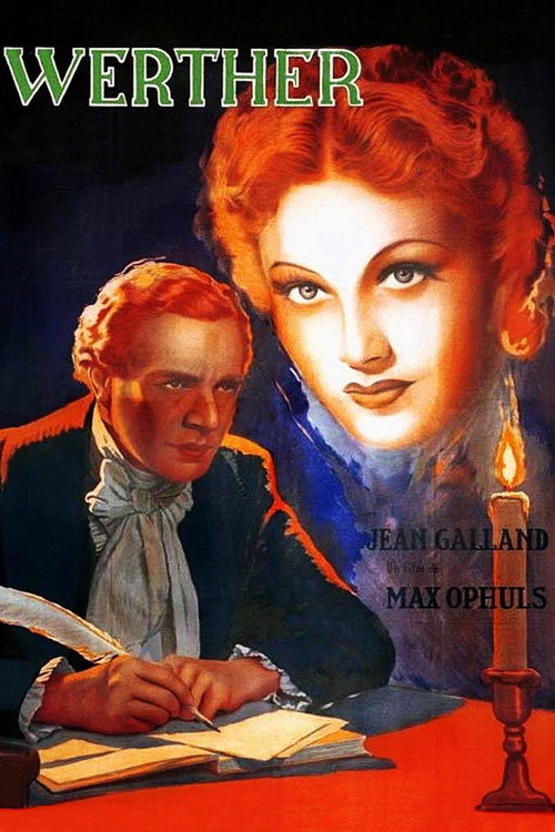 Movie poster for The Novel of Werther (1938)