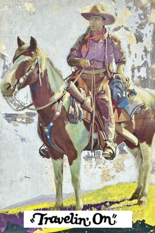 Movie poster for Travelin' On (1922)