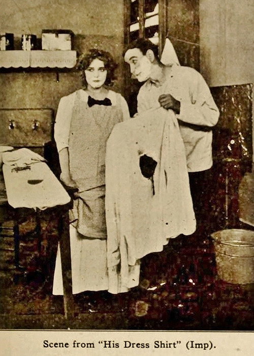 Movie poster for His Dress Shirt (1911)