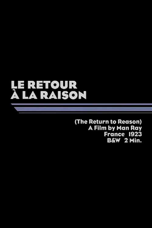 Movie poster for Return to Reason (1923)