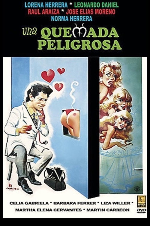 Movie poster for Una quemada peligrosa (1991)
