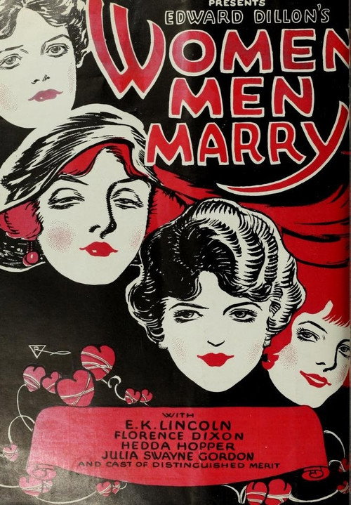 Movie poster for Women Men Marry (1922)