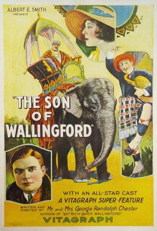 Movie poster for The Son of Wallingford (1921)
