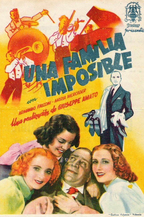 Movie poster for Una famiglia impossibile (1940)