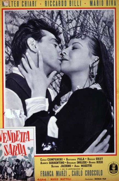 Movie poster for Vendetta... sarda (1952)