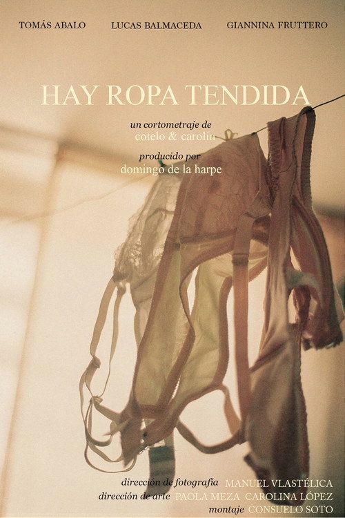 Movie poster for Hay ropa tendida (2020)
