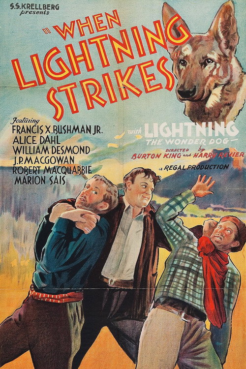 Movie poster for When Lightning Strikes (1934)
