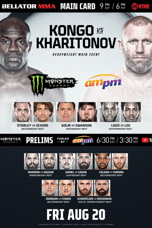 Movie poster for Bellator 265: Kongo vs. Kharitonov (2021)
