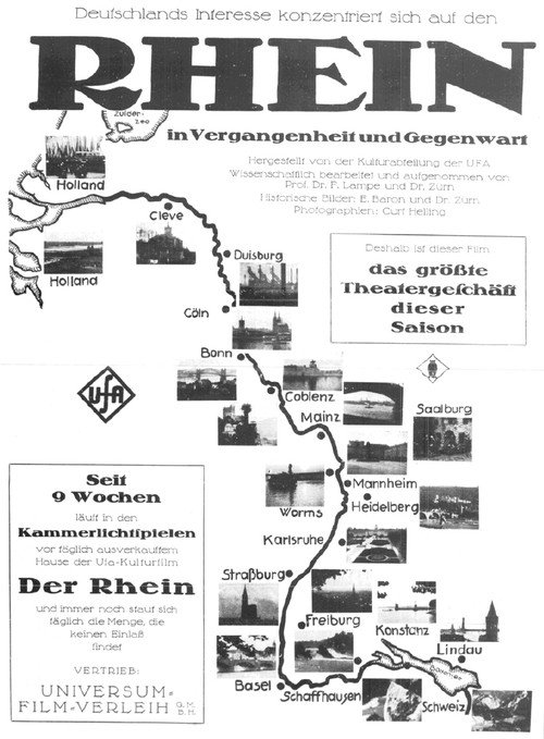 Movie poster for Der Rhein in Vergangenheit und Gegenwart (1922)