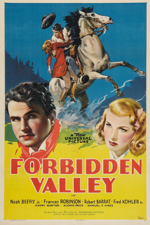 Movie poster for Forbidden Valley (1938)