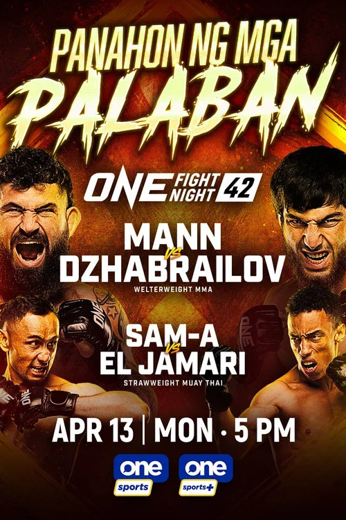 Movie poster for ONE Fight Night 42: Mann vs. Dzhabrailov (2026)