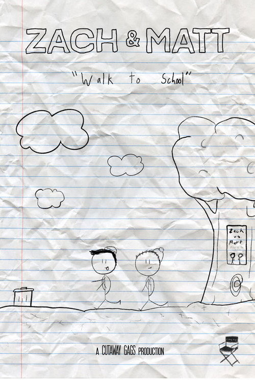 Movie poster for Zach and Matt Walk to School (2024)