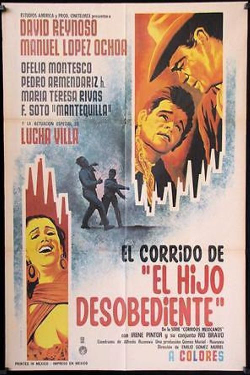Movie poster for El corrido del hijo desobediente (1968)