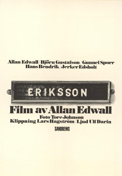 Movie poster for Eriksson (1969)