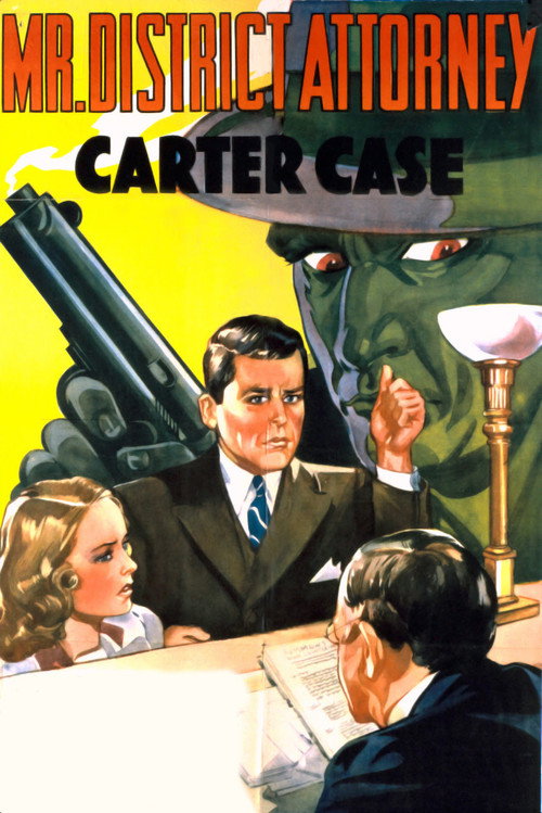 Movie poster for Mr. District Attorney in the Carter Case (1941)
