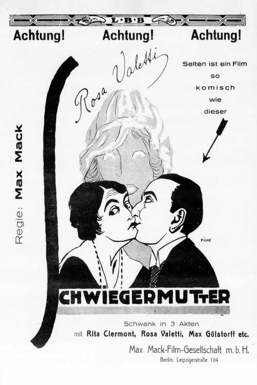 Movie poster for Schwiegermutter (1918)