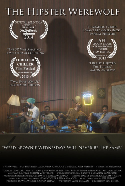 Movie poster for The Hipster Werewolf