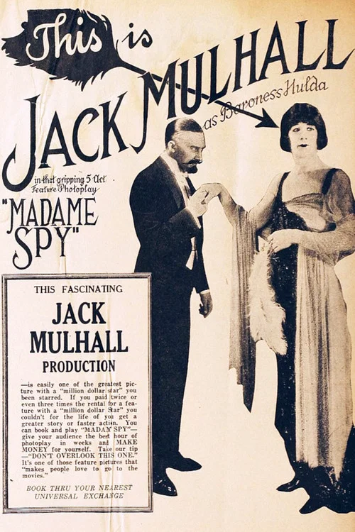 Movie poster for Madame Spy (1918)