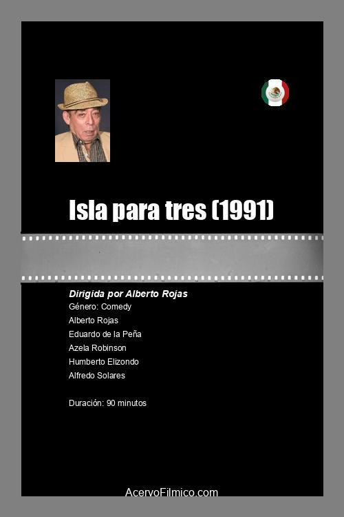 Movie poster for Isla para tres (1991)