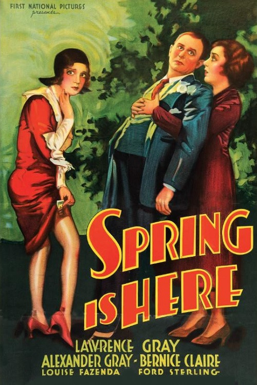 Movie poster for Spring Is Here (1930)