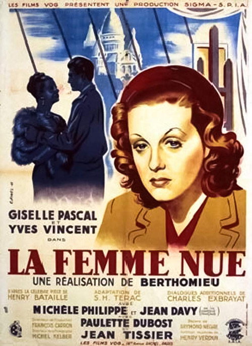 Movie poster for The Naked Woman (1949)