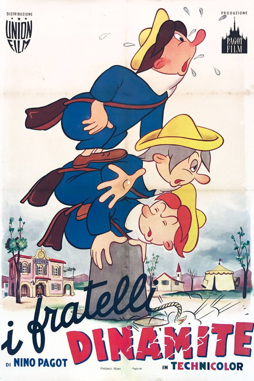 Movie poster for The Dynamite Brothers (1949)