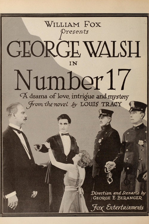 Movie poster for Number 17 (1921)