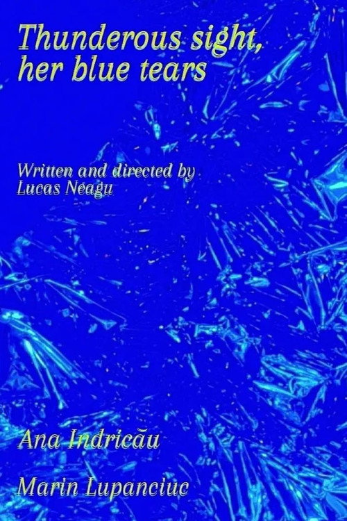 Movie poster for Thunderous Sight, Her Blue Tears (2022)