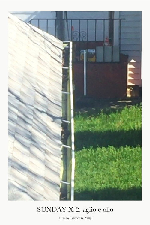 Movie poster for SUNDAY X 2. aglio e olio (2020)