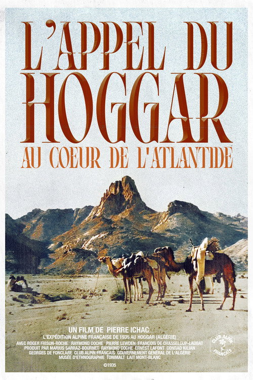 Movie poster for The Call of the Hoggar, In the Heart of Atlantis (1935)