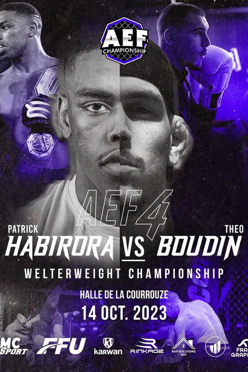 Movie poster for AEF 4: Patrick Habirora vs. Brunel Badikadila (2023)