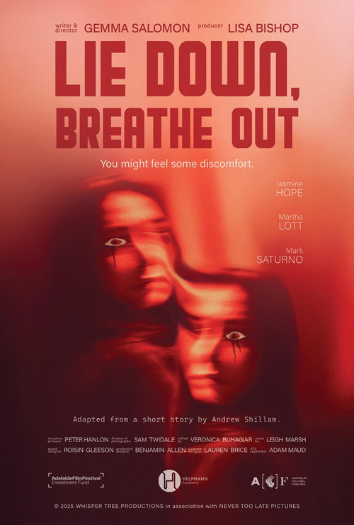 Movie poster for Lie Down, Breathe Out (2025)