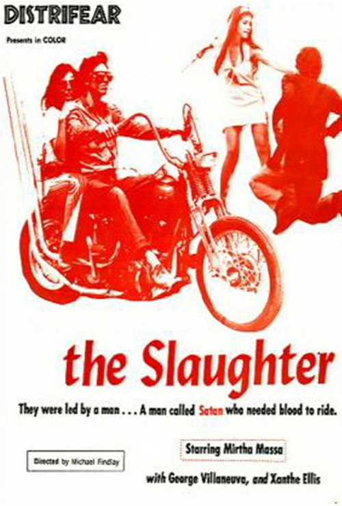 Movie poster for The Slaughter (1971)