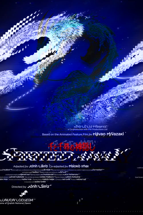 Spirited Away Flying to London poster