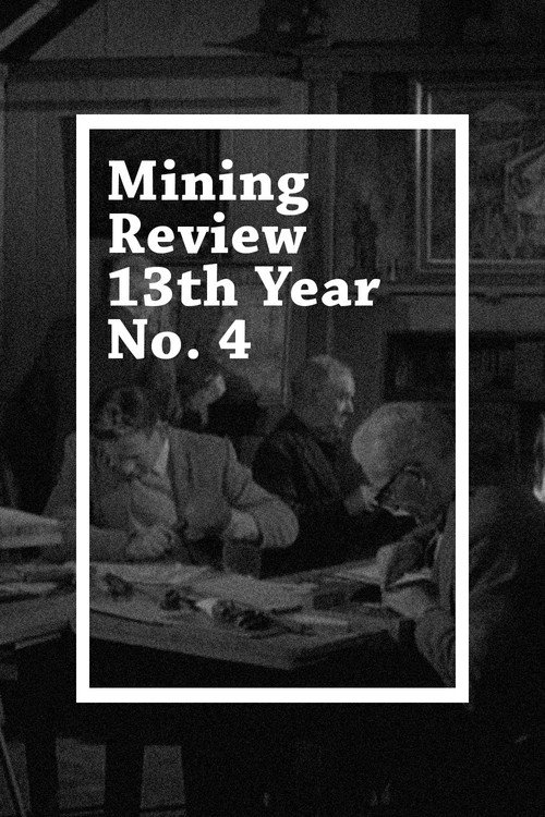 Movie poster for Mining Review 13th Year No. 4 (1959)