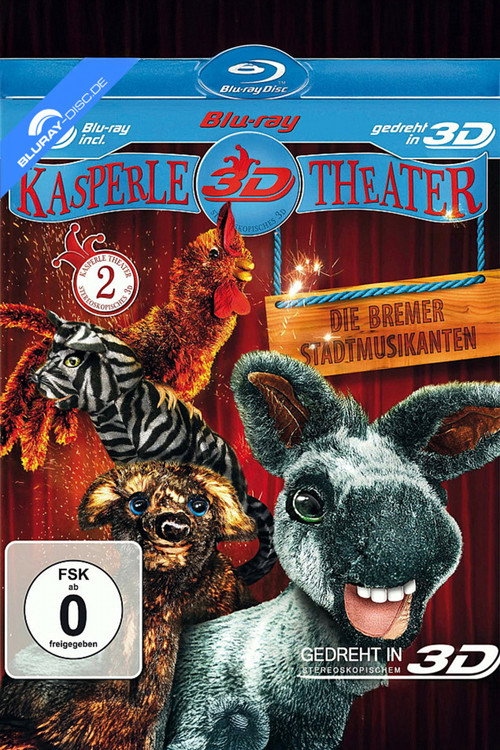 Movie poster for Kasperletheater 3D: Die Bremer Stadtmusikanten (2012)
