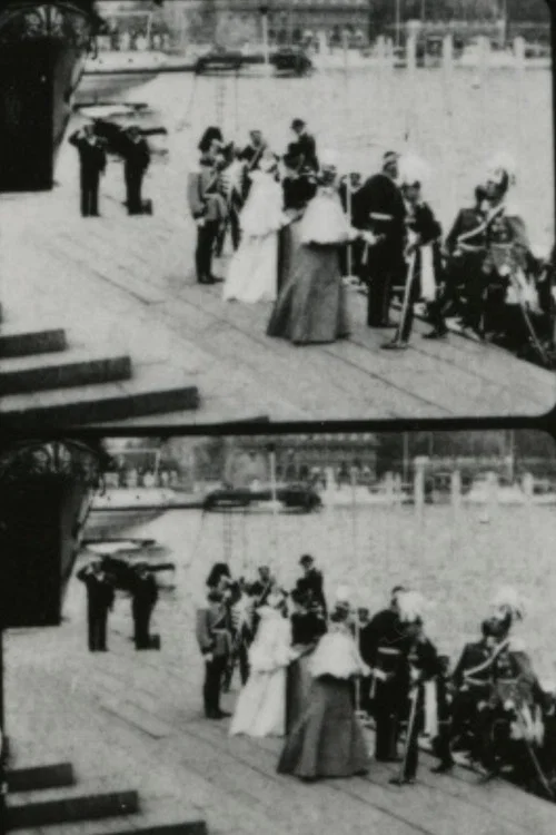 Movie poster for The Arrival of the Prince and Princess in Stockholm on the 9th of July (1905)
