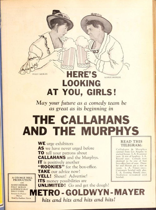 Movie poster for The Callahans and the Murphys (1927)